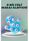 9 Bilyeli El Şeklinde Omuz Bacak Masaj Aleti Masaj Eldiveni Giyilebilir Plastik Vücut Sıkılaştırıcı
