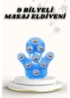 9 Bilyeli Masaj Eldiveni Giyilebilir Plastik Vücut Sıkılaştırıcı