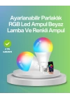 9 Watt Beyaz Işık ve Renk Ayarlı Akıllı LED Ampul