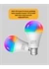Akıllı 9W RGBW LED Ampul, tasaruflu romantik ışıklı