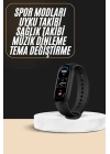 Akıllı Bileklik Android ve İOS Uyumlu Bildirim ve Çağrı Görme Spor Takibi