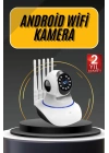 Akıllı Gece Görüşlü Sensörlü Wifi Kamera Telefondan Takip Edilebilir