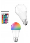 Akıllı RGB Led Ampul Led Uzaktan Kumandalı Renk Değiştiren Ampul
