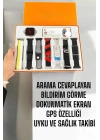 Akıllı Saat 7 Farklı Kordonlu Arama Cevaplayan Bildirim GPS Özelliği