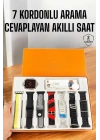 Akıllı Saat 7 Kordonlu Bildirim Görebilen Metal Kordon GPS Özelliği