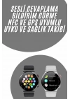 Akıllı Saat Adımsayar Nabız Ölçer Titreşim Özellikli Çağrı Cevaplama Sosyal Medya