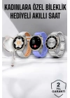 Akıllı Saat Bileklik Hediyeli Arama Cevaplayan Bluetooth Bağlantılı