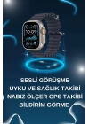 Akıllı Saat Bluetooth Bağlantılı NFC ve GPS Uyumlu Nabız Ölçer Sesli Görüşme