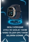 Akıllı Saat Bluetooth Bağlantılı NFC ve GPS Uyumlu Nabız Ölçer Sesli Görüşme