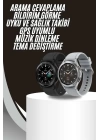 Akıllı Saat Bluetooth Bağlantılı Yuvarlak Ekran Plastik Kordonlu