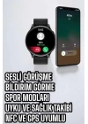 Akıllı Saat Çok Fonksiyonlu Sesli Görüşme NFC Uyumlu Amoled Ekran