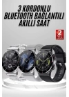Akıllı Saat Çoklu Kordon Seçeneği Amoled Ekran Çok Fonksiyonlu Bluetooth Bağlantılı