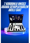 Akıllı Saat Çoklu Kordon Seçenekli Dokunmatik Ekran Nabız Sensörlü