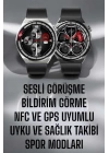 Akıllı Saat GPS VE NFC Özelliği Sesli Görüşme Dokunmstik Ekran