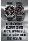 Akıllı Saat GPS VE NFC Özelliği Sesli Görüşme Dokunmstik Ekran