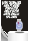Akıllı Saat Gümüş Kasa Bluetooth Kulaklık Hediyeli Çok Fonksiyonlu İkili Set