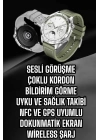 Akıllı Saat Sesli Görüşme Uyku ve Sağlık Takibi NFC Uyumlu