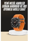 Akıllı Saat Unısex Zarif Görünümlü Titanyum Kasa Amoled Ekran Müzik Dinleme