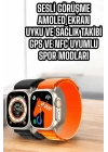 Akıllı Saat Uyku ve Spor Takibi Yeni Nesil Bluetooth Bağlantılı Amoled Ekran