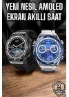 Akıllı Saat Yeni Nesil 2024 Model Metal Kordonlu Bluetooth Bağlantılı