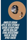 Akıllı Saat Yuvarlak Ekran Sesli Görüşme Özellikli Siyah Akıllı Unisex Kol Saati