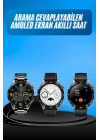 Amoled Ekran 3 Kordonlu Akıllı Saat 5.0 Bluetooth Bağlantılı Android ve İOS Uyumlu
