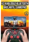 Android Uyumlu Gamepad X3 Game Stick Oyun Kolu Bluetooth Bağlantılı