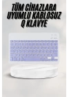 Android ve İOS Uyumlu Bluetooth Kablosuz Türkçe Q Klavye Renkli