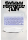 Android ve İOS Uyumlu Bluetooth Kablosuz Türkçe Q Klavye Renkli