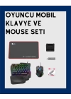 Android ve iOS Uyumlu Klavye Mouse Oyun Seti – Gecikmesiz Bağlantı, Tak-Çalıştır Özellikli