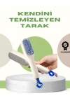 Anti-Statik Saç Tarağı – Kolay Temizlenebilir, Silikon Masaj Uçlu, Kompakt Boyut