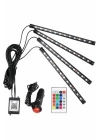 Araç İçi Ayak Altı 12li Şerit Led Işık Uzaktan Kumandalı RGB Işıklı Ses ve Müziğe Duyarlı