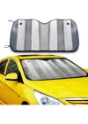 Araç Ön Cam Güneşlik UV ve Isı Koruma Katlanabilir Toyota Corolla Skoda Superb Dacia Duster Ford Focus