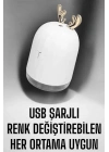 Aromaterapi Hava Temizleyici Buhar Makinesi Taşınabilir Şarjlı
