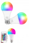 Ayarlanabilir Parlaklık RGB Led Ampul Beyaz Lamba Ve Renkli Ampul