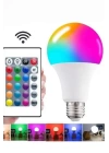 Ayarlanabilir Parlaklık RGB Led Ampul Beyaz Lamba Ve Renkli Ampul