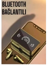 Aynalı Bluetooth Kulaklık Telefon Standlı Dijital Göstergeli