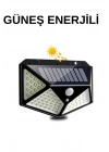 Bahçe Lambası Bahçe Aydınlatma Sensörlü Suya Dayanıklı 100 Led
