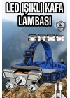 Balıkçı Kafa Lambası Led Işık 4 Farklı Mod Esnek ve Ayarlanabilir