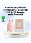 Beyaz Renk Ultrasonik Hava Nemlendirici ve Aromaterapi Difüzörü