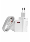 Beyaz Ultra Plus Hızlı Şarj Seti Şarj Adaptörü ve Kablosu 67W