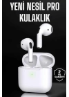 Beyaz Yeni Nesil Pro Bluetooth Kulaklık Yüksek Ses Kaliteli ANC Özelliği