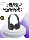 Bluetooth 5.0 Kablosuz Kulak Üstü Kulaklık | Stereo Ses ve Katlanabilir Tasarım