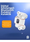 Bluetooth 5.3 Kulaklık – Kulakiçi, ANC+ENC, 4 Adet Set, Dijital Göstergeli