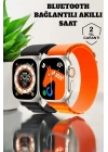 Bluetooth Bağlantılı 49MM Dokunmatik Akıllı Saat Sağlık ve Spor Takip Özellikli