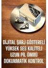 Bluetooth Bağlantılı Dijital Göstergeli Yüksek Ses Kaliteli Kulaklık
