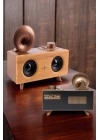 Bluetooth Hoparlör Ahşap Klasik Retro Gramofon Bluetooth Müzik Kutusu