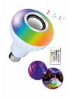 Bluetooth Hoparlör Akıllı Rgb Led Işık Renk Değiştirme Ses Bombası Ampül Görünümlü