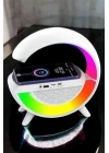 Bluetooth Hoparlör Dijital Göstergeli Wireless Şarj RGB Işıklı