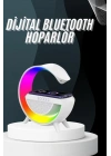 Bluetooth Hoparlör G Şekli Atmosfer Akıllı Rgb Lamba Wireless Kablosuz Şarj